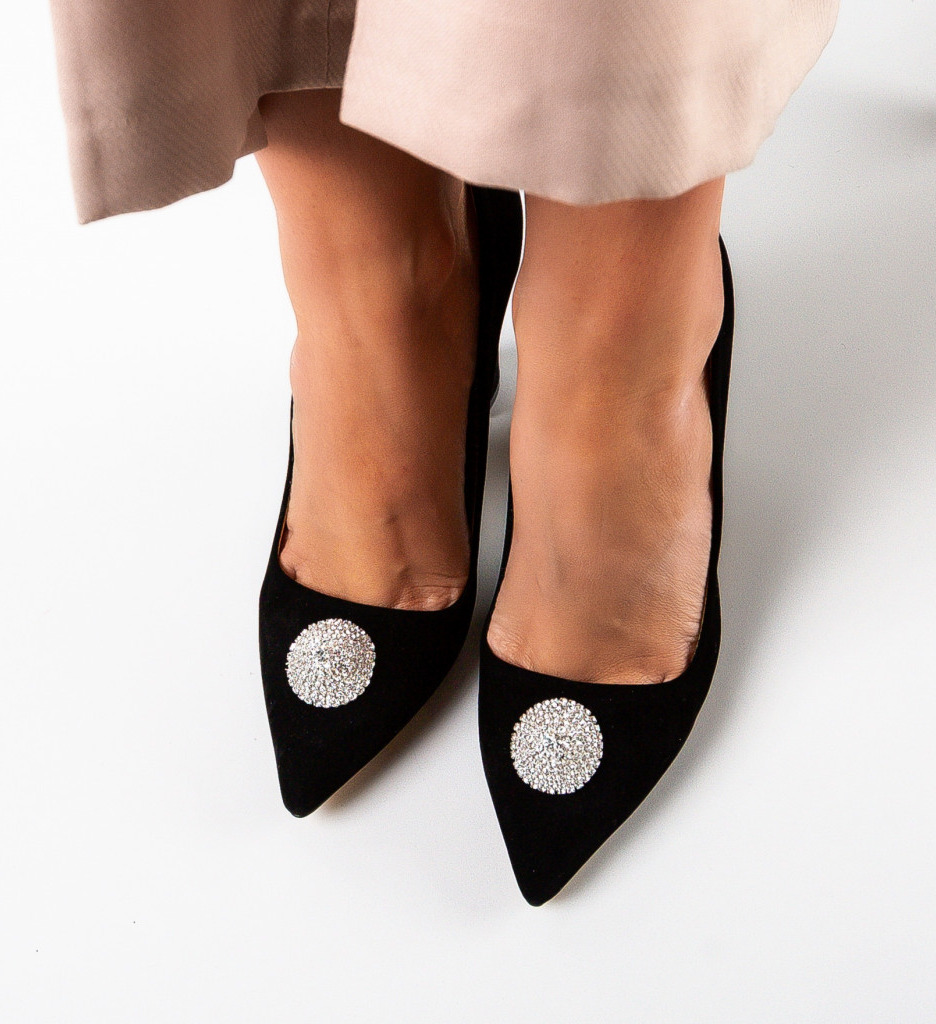 Pantofi Dama Negri cu Toc | Eleganți și Confortabili - imagine 3