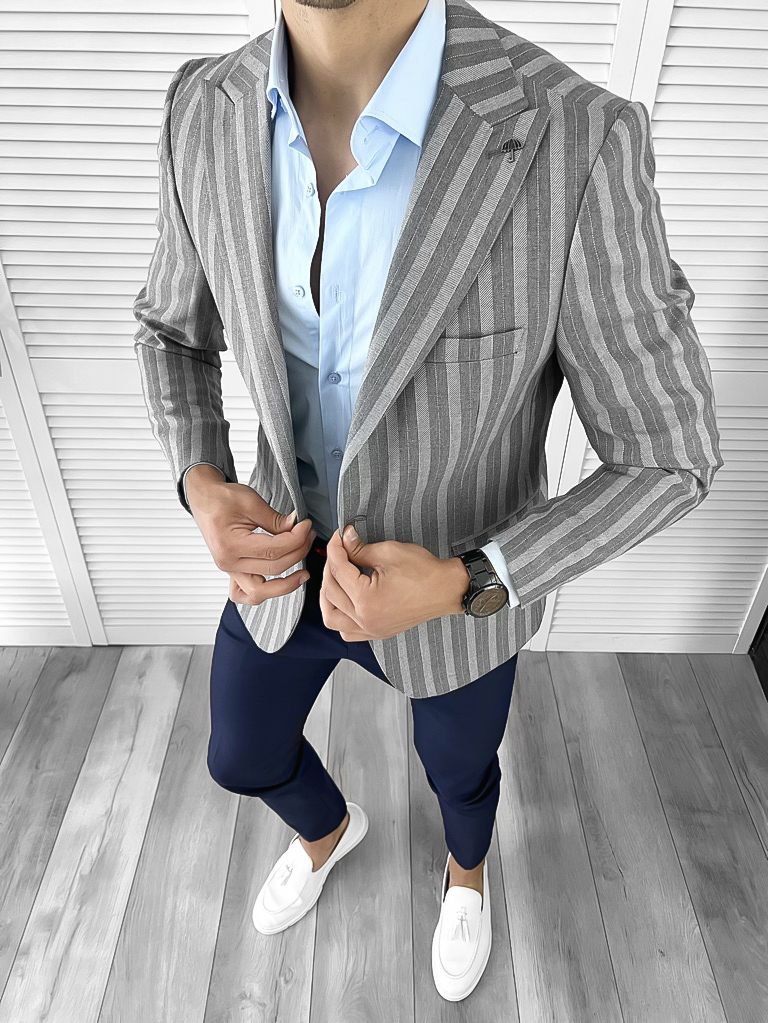 Sacou Bărbați Slim Fit Elegant