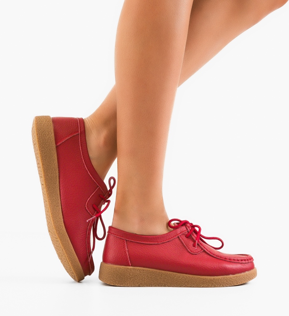 Pantofi Casual Niko Rosii - Stil și Confort - imagine 2