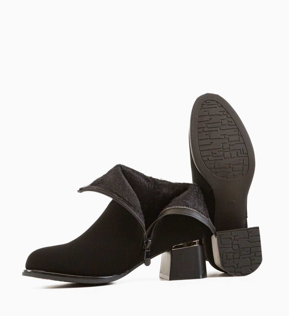 Botine Dama Hroga Negre - Eleganță și Confort - imagine 6