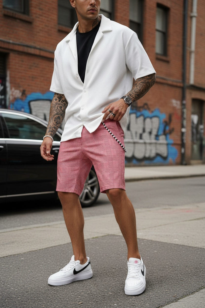 Pantaloni Scurți Casual cu Imprimeu | Confort și Stil - imagine 2