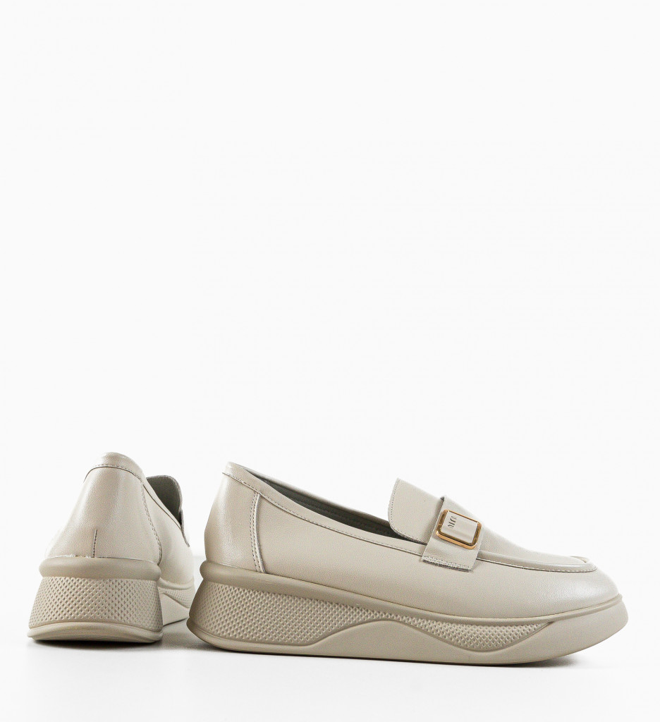 Pantofi Casual Dama Catlyn Bej | Confort și Stil - imagine 6