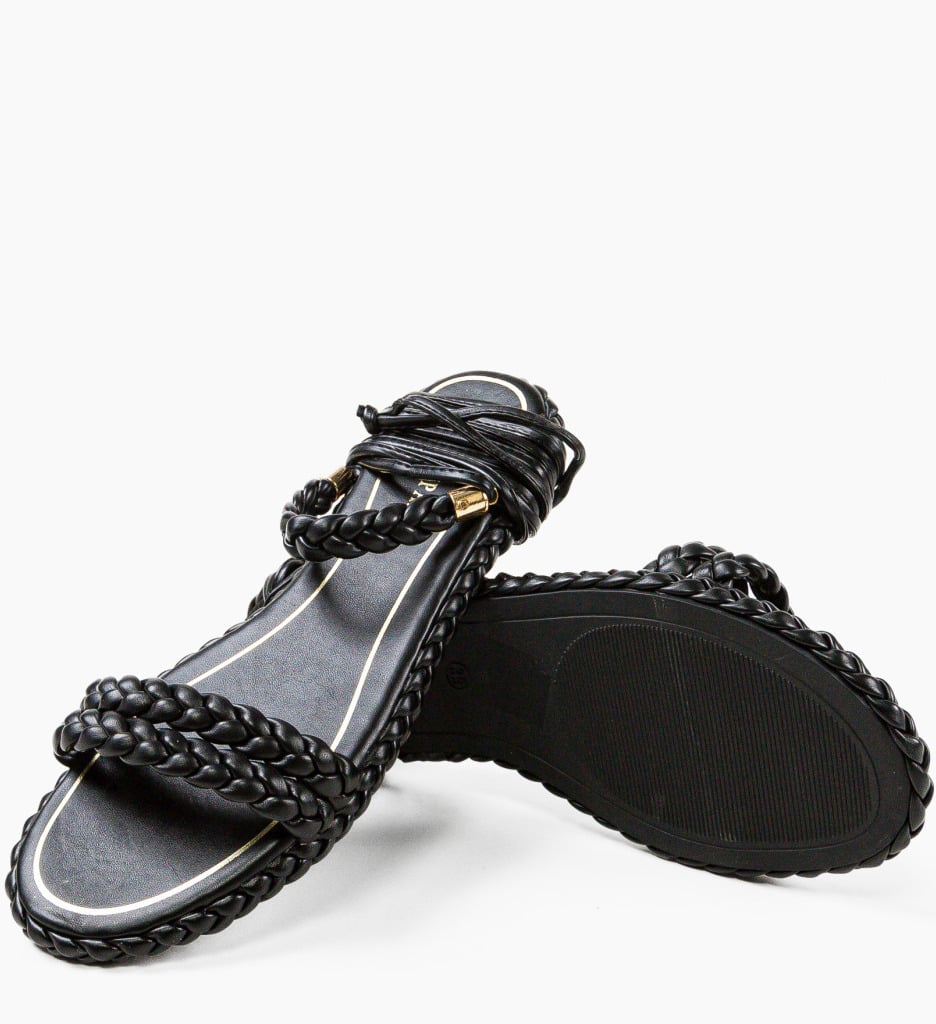 Sandale Dama Angelita Negre - Eleganță și Confort - imagine 9