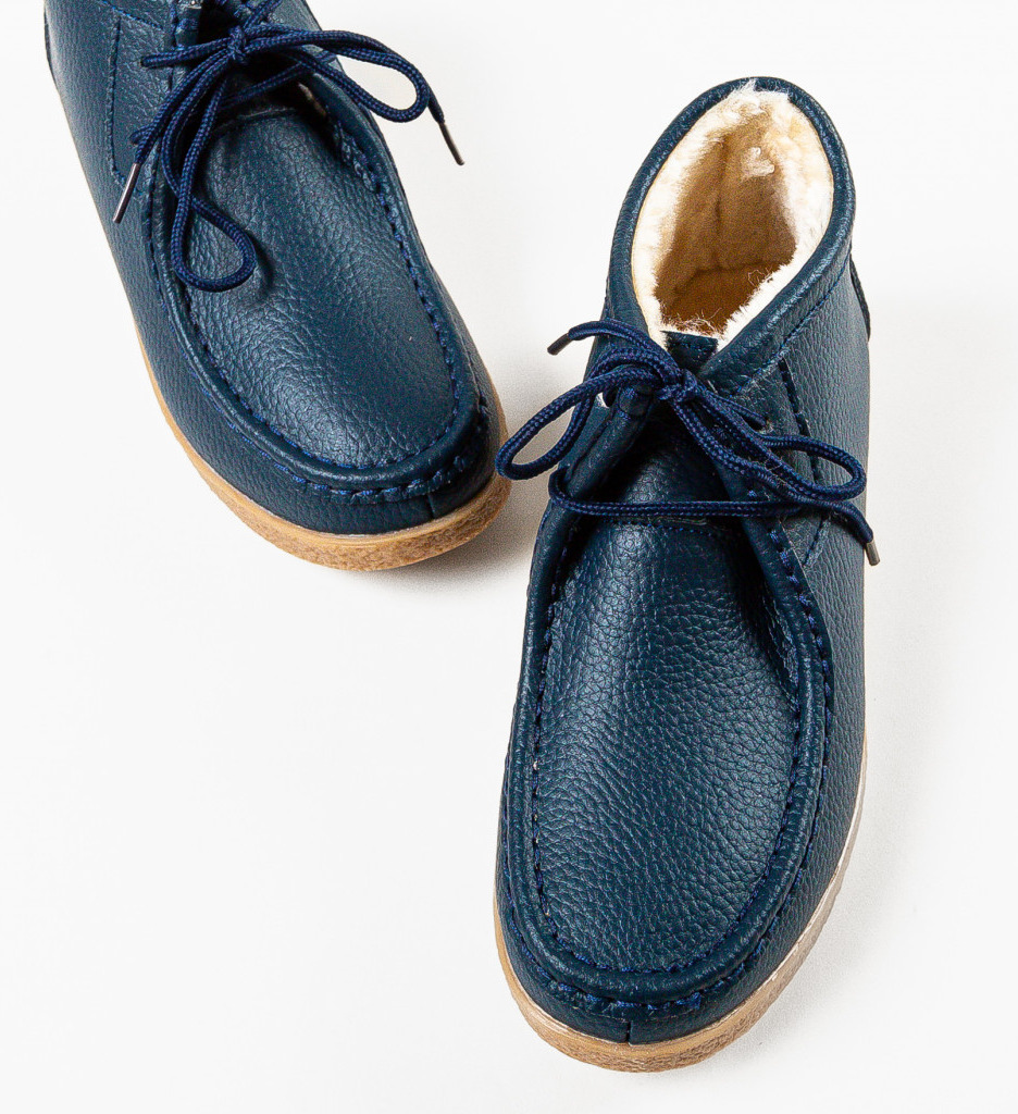 Pantofi Munela Bleumarin - Confort și Stil Casual - imagine 3