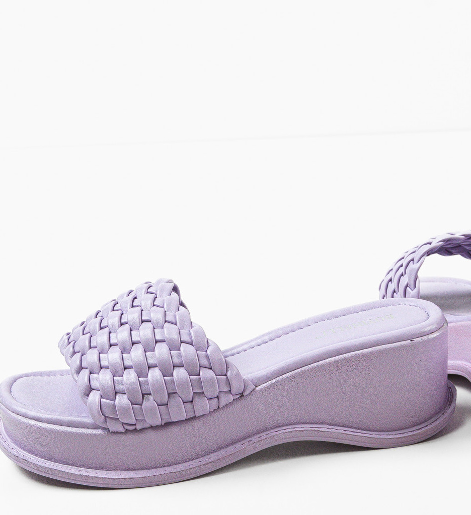 Platforme Dama Salma Mov - Eleganță și Confort - imagine 6