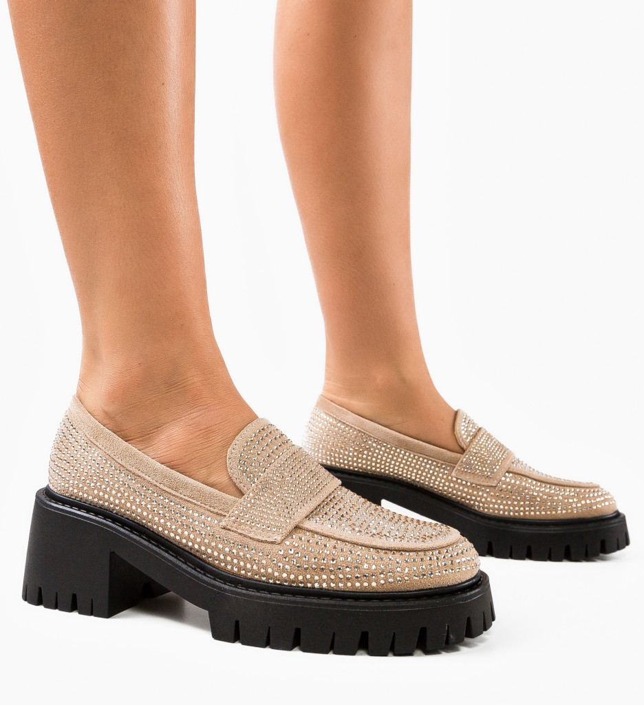 Pantofi Casual Marks Bej - Confort și Stil - imagine 4