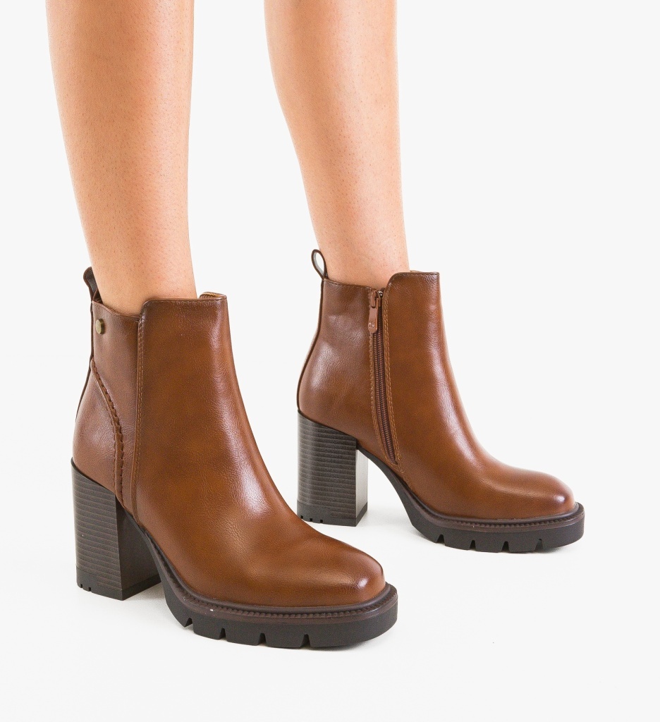 Botine Dama Lowri Camel - Eleganță și Confort - imagine 4