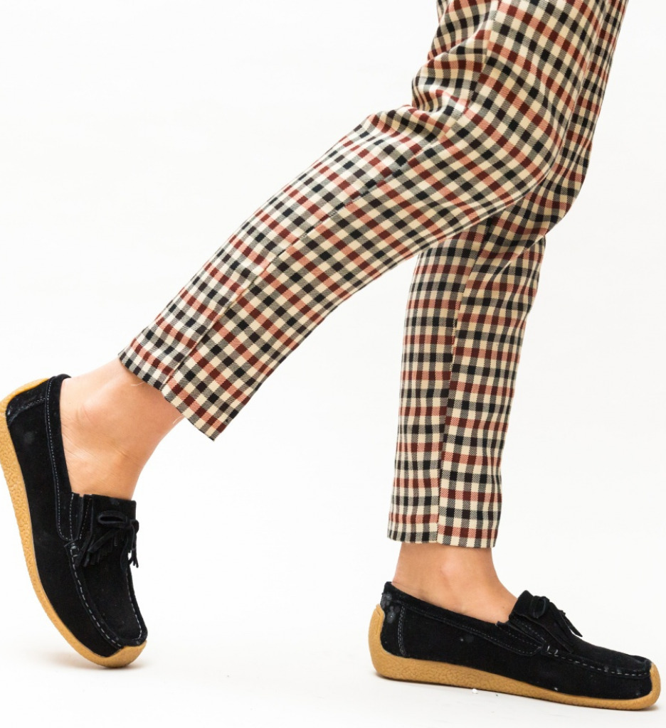 Pantofi Casual Termeio Negri | Confort & Stil - imagine 3
