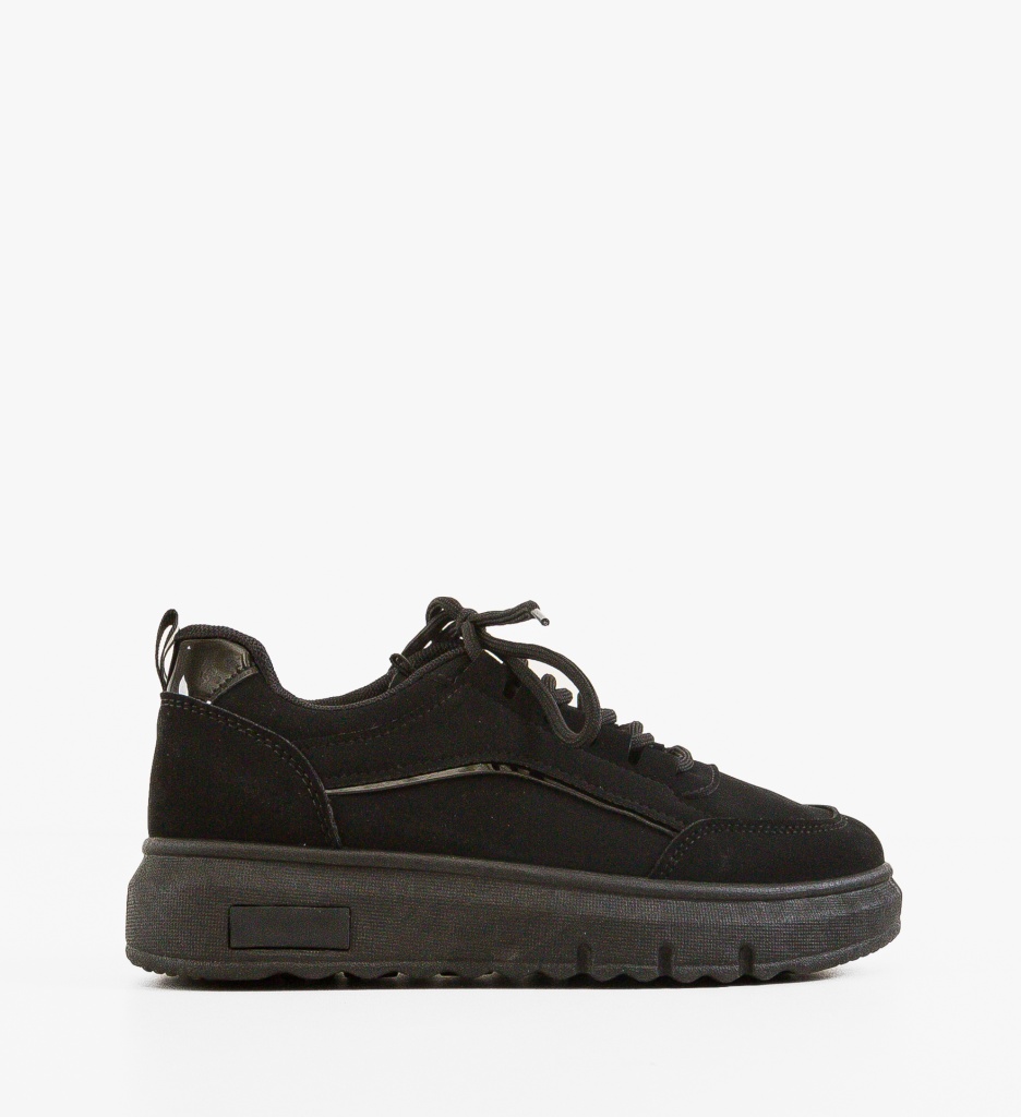 Sneakers Dama Elys Negru - Confort & Stil - imagine 6