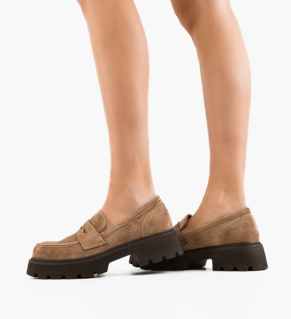Pantofi Casual Dama Peter Khaki | Confort & Stil