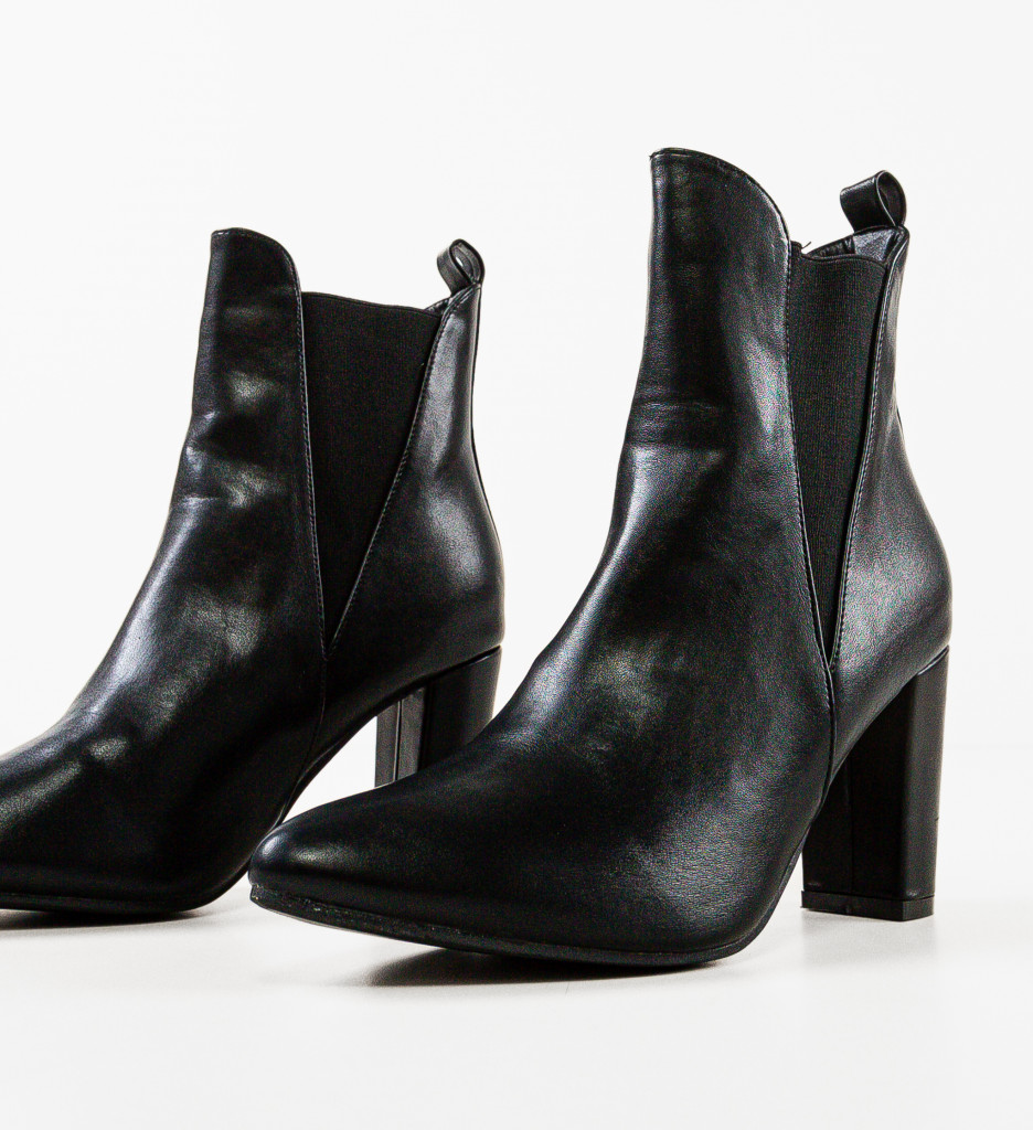Botine Dama Dagor Negre | Stil Eleganta - imagine 6