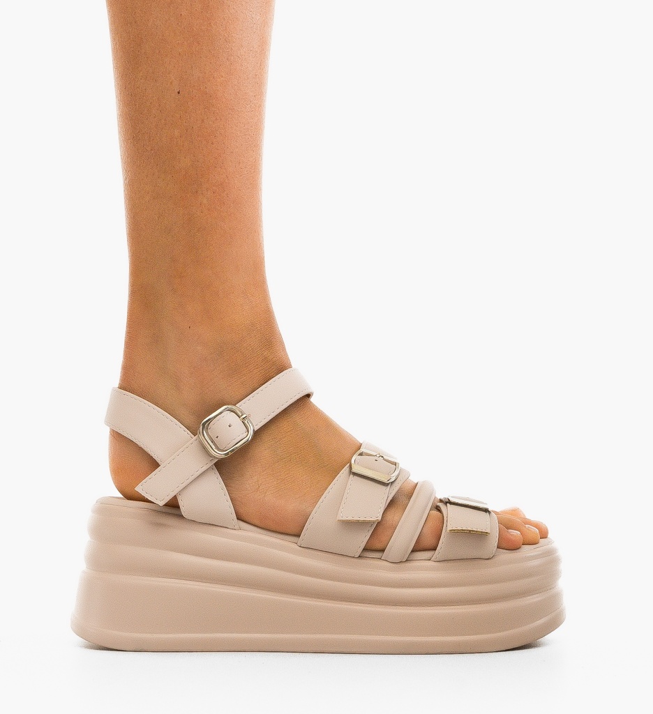 Platforme Dama Panfa Roz - Stil și Confort - imagine 3