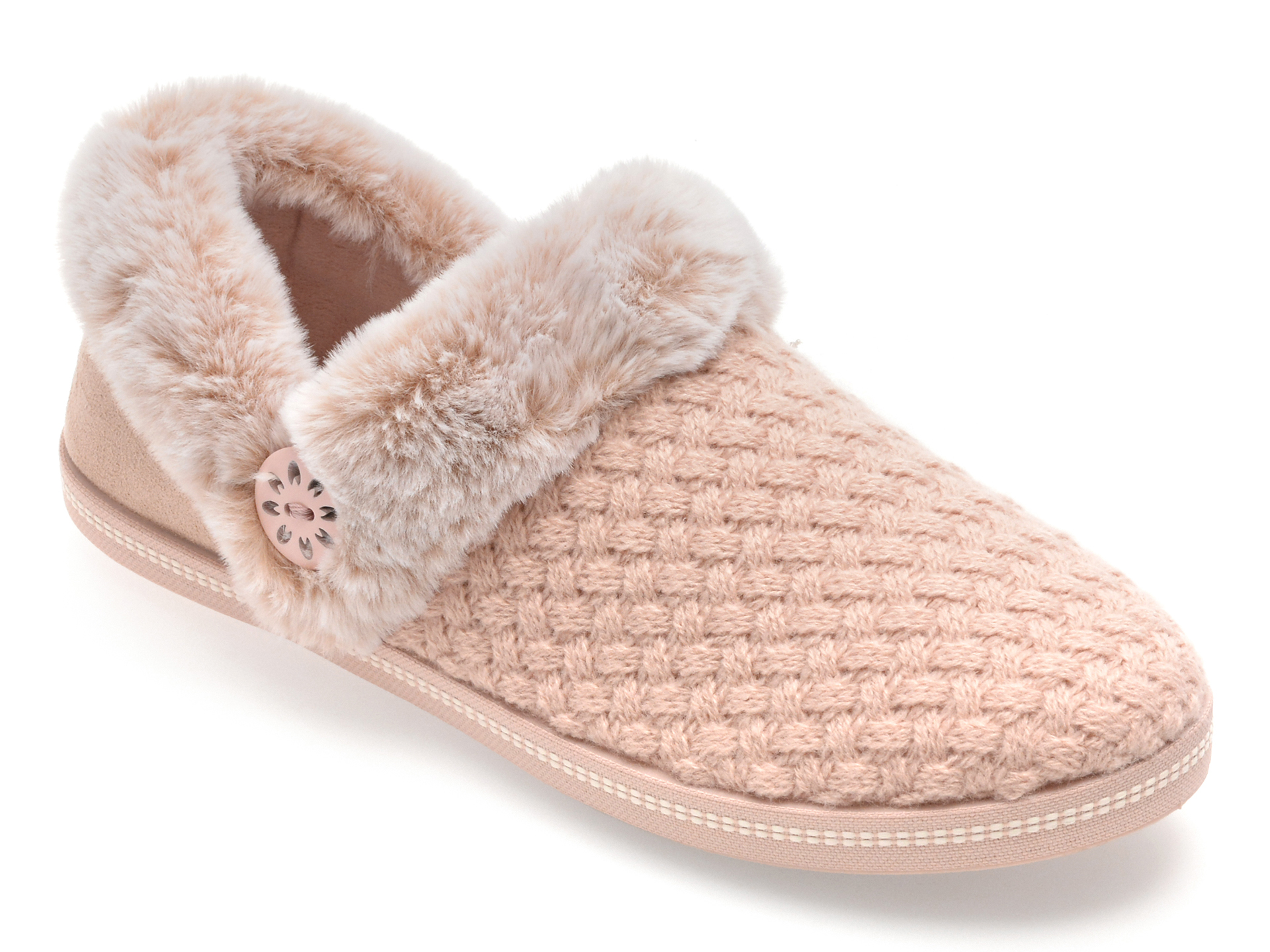 Papuci SKECHERS Cozy Campfire roz - confort maxim