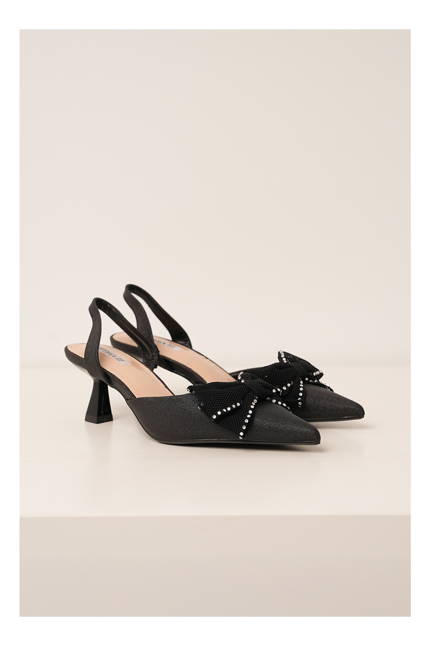 Pantofi Negri cu Glitter | Eleganta si Stil