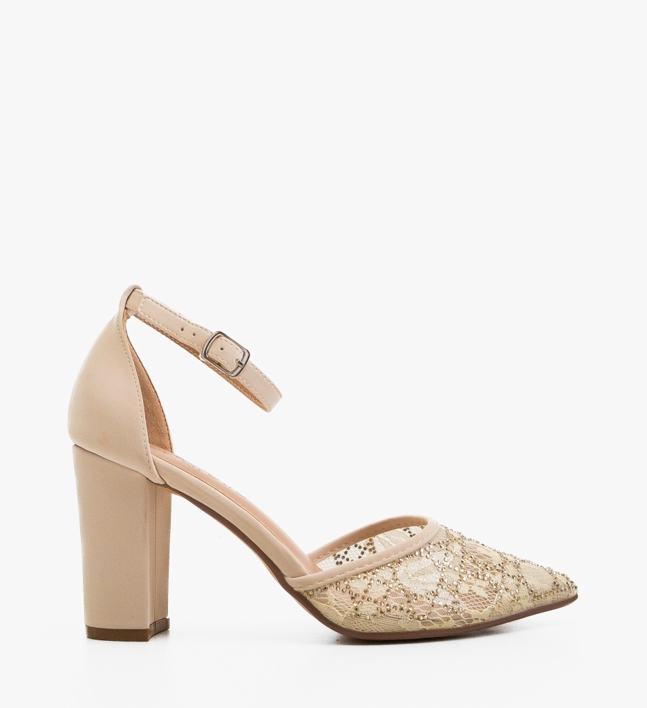 Pantofi Dama Yreasa Bej Eleganți - imagine 6