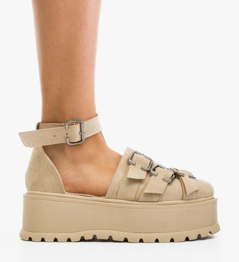 Pantofi Casual Koerel Bej Eleganți și Confortabili - imagine 6