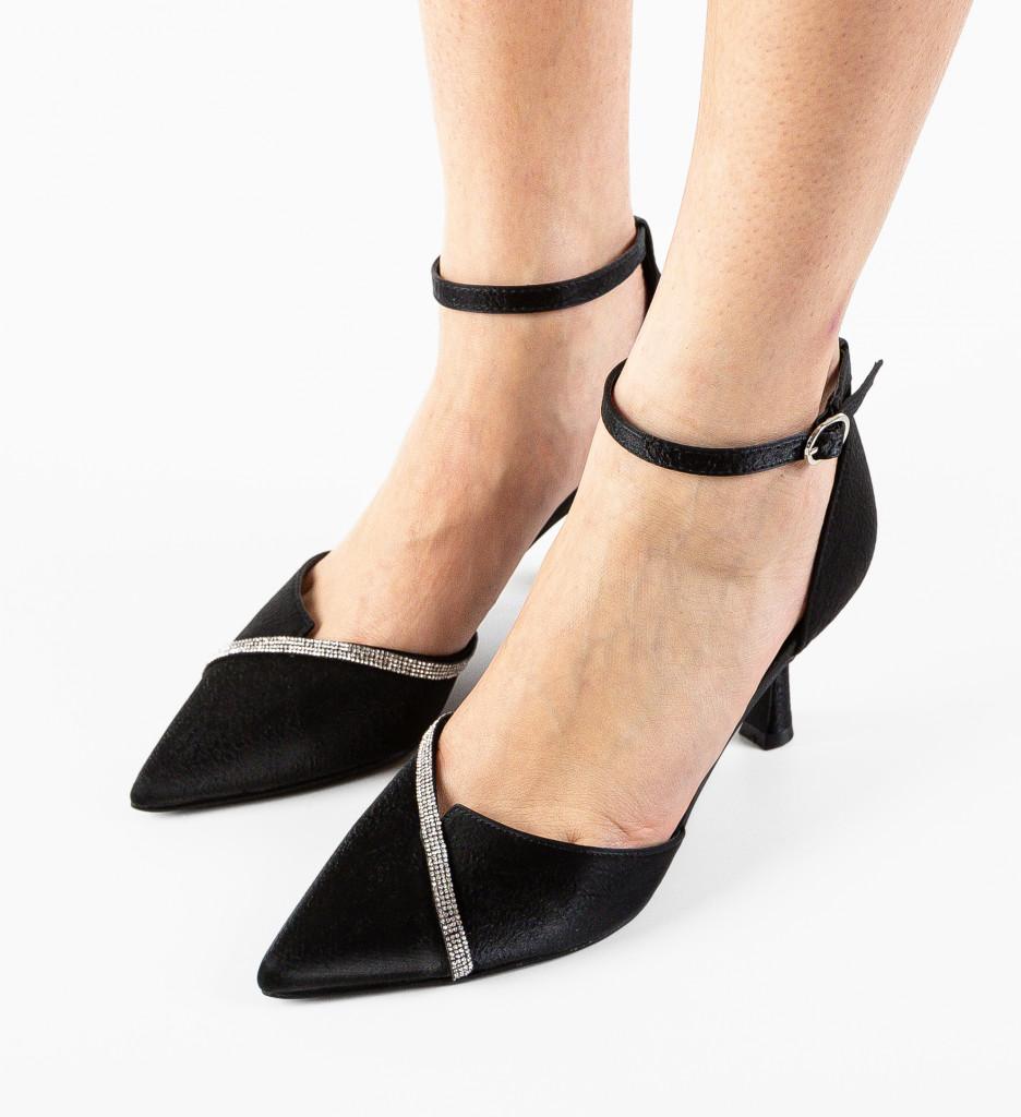 Pantofi Dama Rubble Negri - Eleganță și Stil