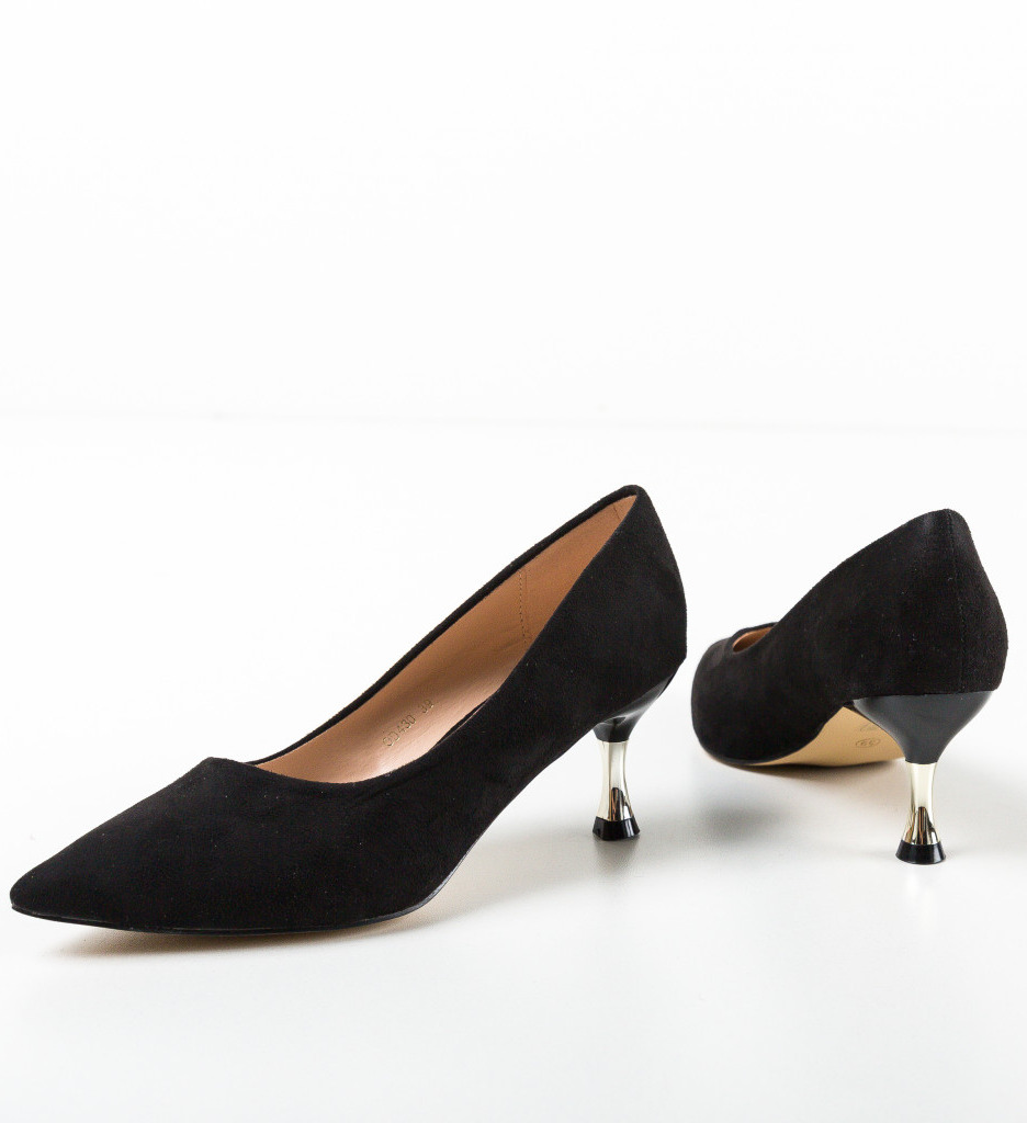 Pantofi cu Toc Trois Negri 2 - Eleganță Asigurată - imagine 7