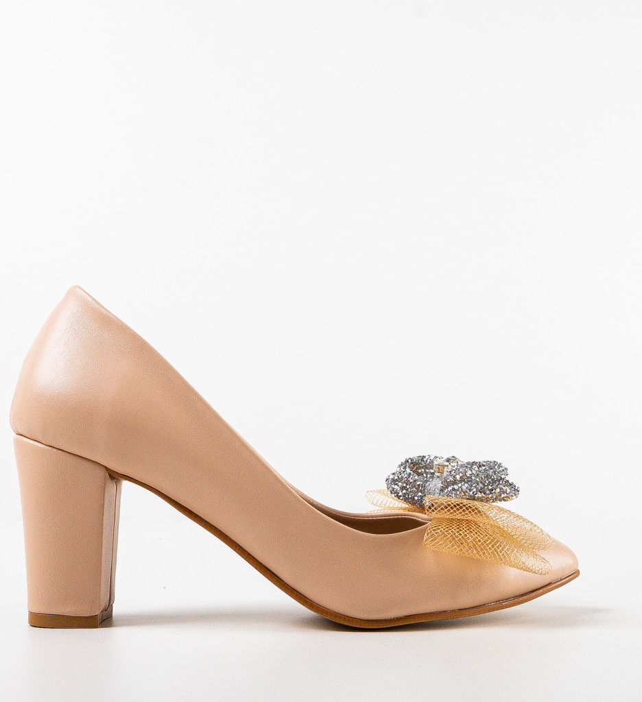 Pantofi Dama Scar Bej | Eleganță la Fiecare Pas - imagine 4