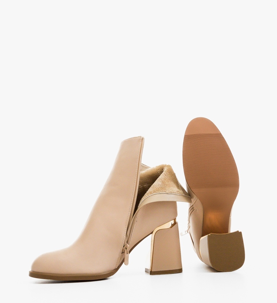 Botine Dama Sammy Bej - Eleganță și Confort - imagine 4