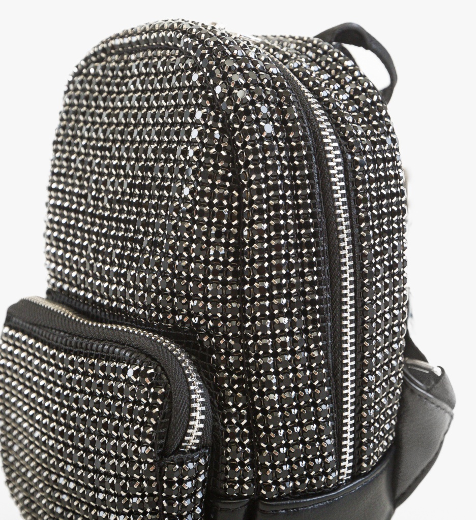Rucsac Dama Shynny Negru | Stil Urban Elegant - imagine 6