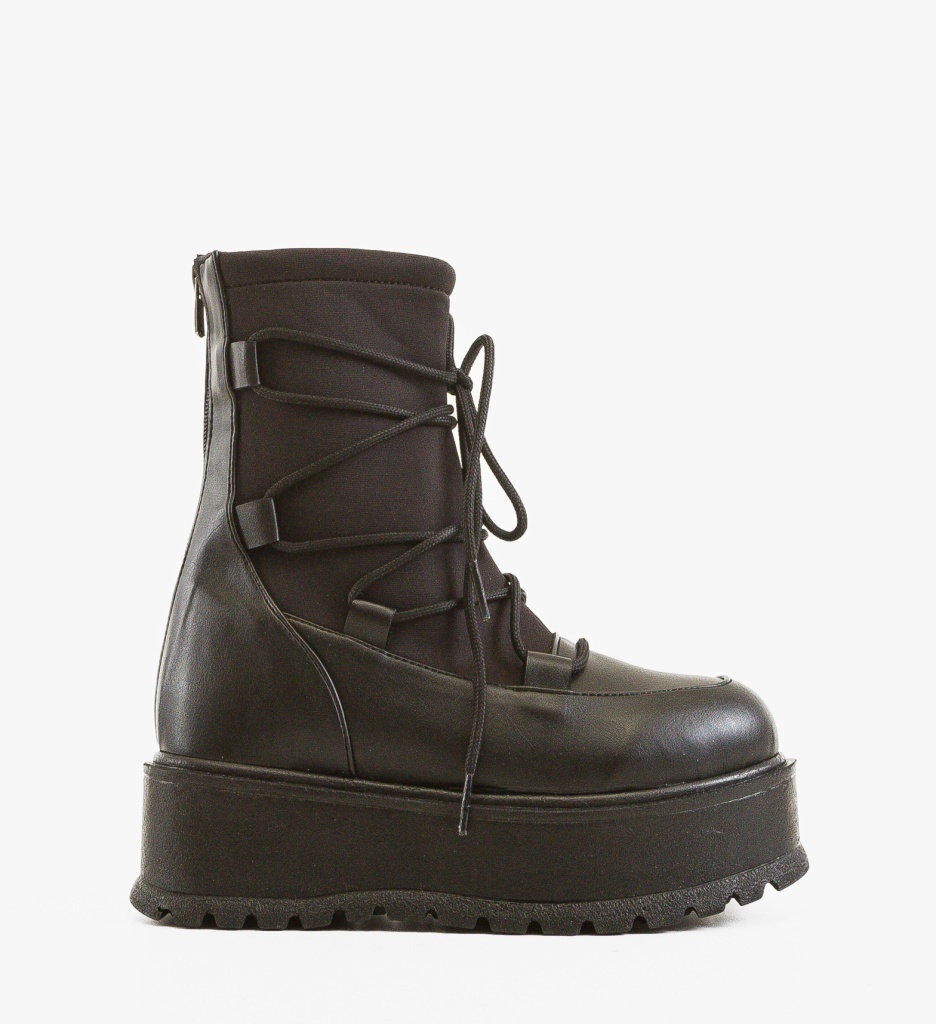 Ghete Dama Gelyn Negre Depurtat | Confort & Stil - imagine 6