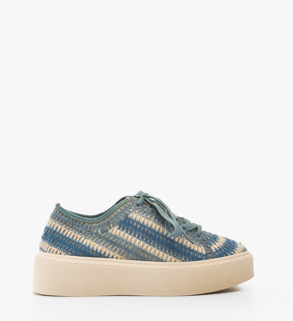 Sneakers Dama Reinbou Albastri - Confort Urban - imagine 6