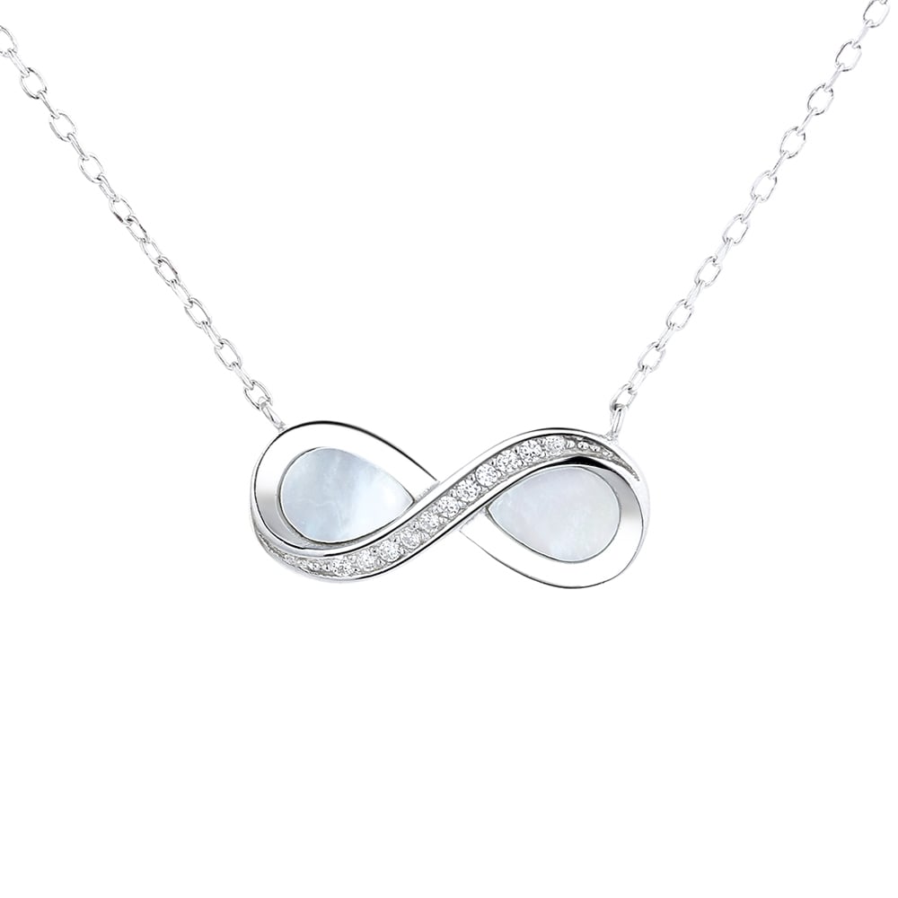 Lanțisor Argint Haifeng Infinit Placat Rhodium