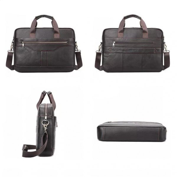 Servieta Piele Andy GT1309 Maro - Laptop - imagine 3