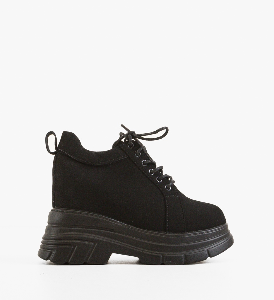 Pantofi Casual Uhha Negri - Confort & Stil - imagine 7