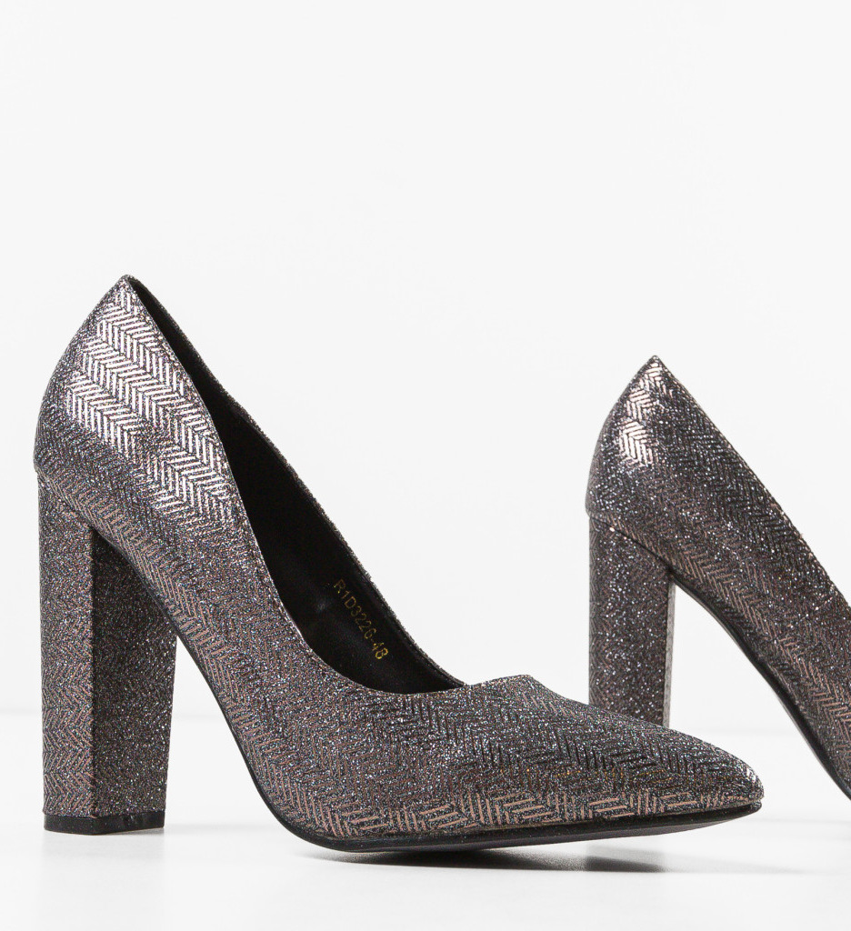 Pantofi Traci Gri - Eleganță și Stil - imagine 6