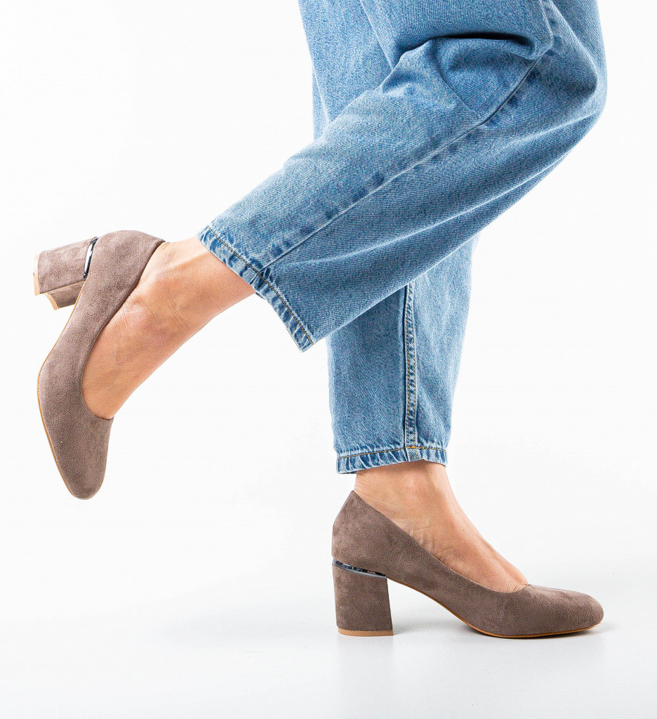 Pantofi Matti Khaki | Eleganți și Confortabili - imagine 2
