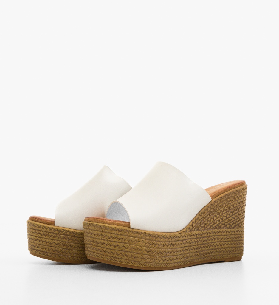 Platforme Dama Albe Elegante - Stil și Confort - imagine 4