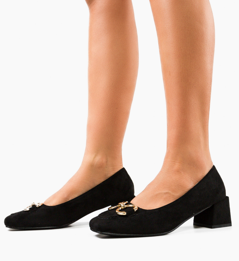 Pantofi Dama Pope Negri | Eleganță Asigurată - imagine 3
