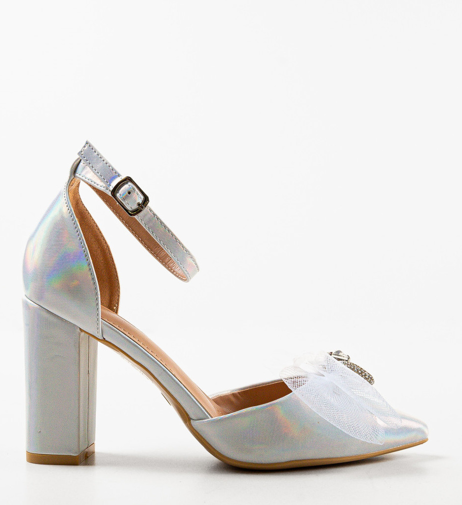 Pantofi dama Hersonisos Argintii | Eleganță Absolută - imagine 6