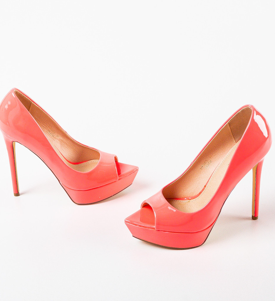 Pantofi Toc Ferguson Roz - Eleganță Asigurată - imagine 5