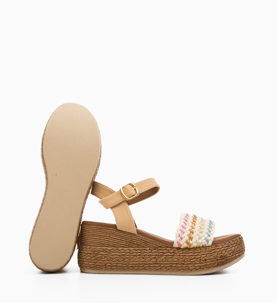 Platforme Dama Bej - Confort si Eleganta - imagine 6