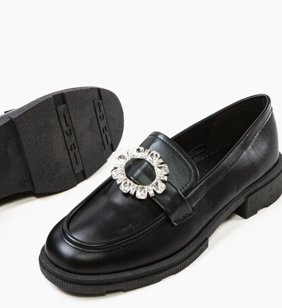 Pantofi Casual Dama Iezabel Negri Confort - imagine 7