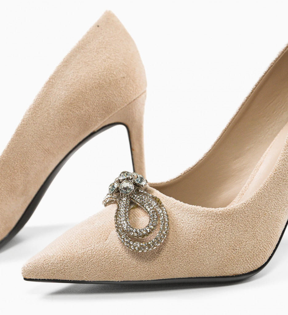 Pantofi cu toc Chalk Bej - Eleganță și Stil - imagine 5