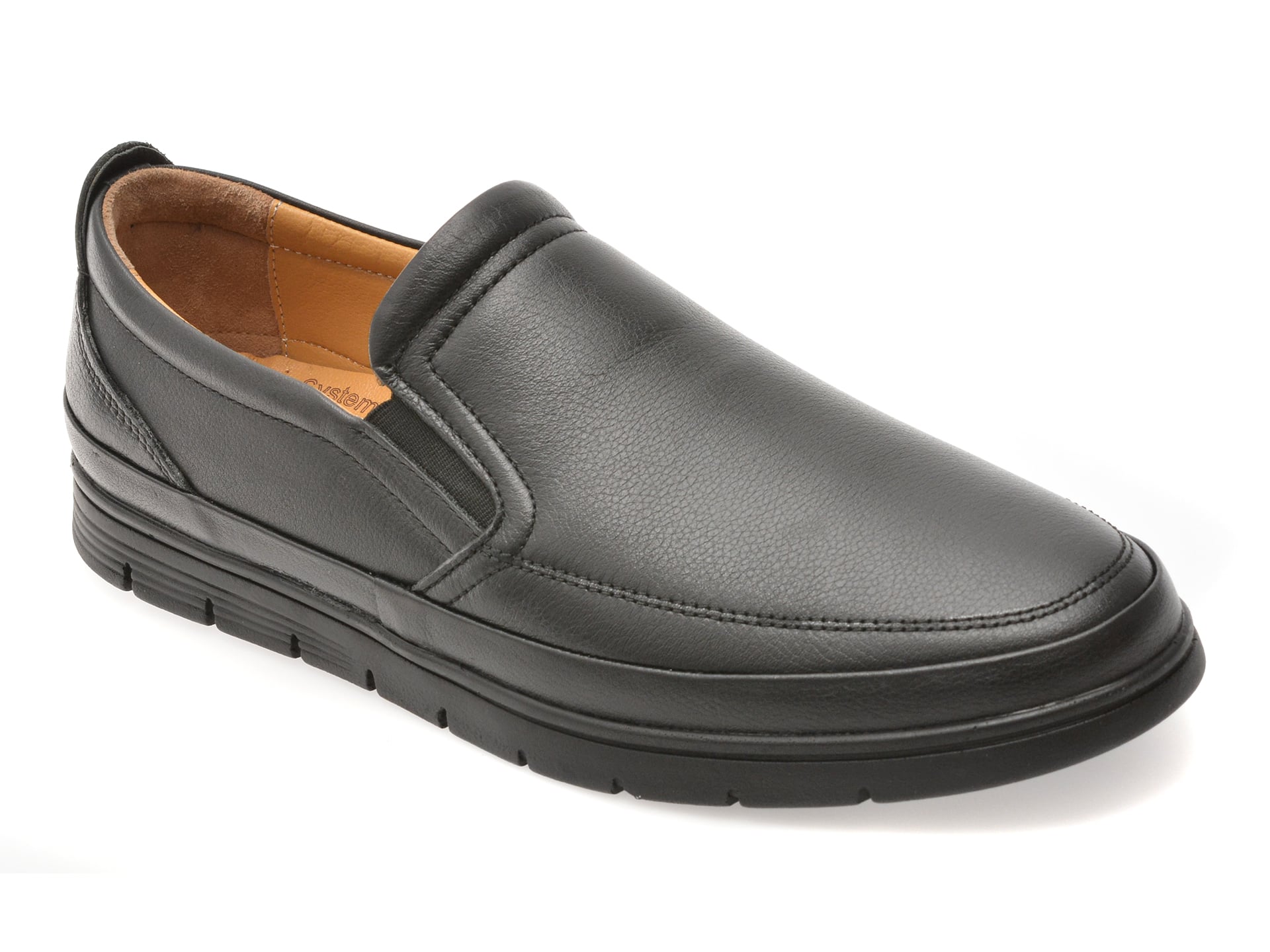 Pantofi BITE THE BULLET Negri Piele Naturala