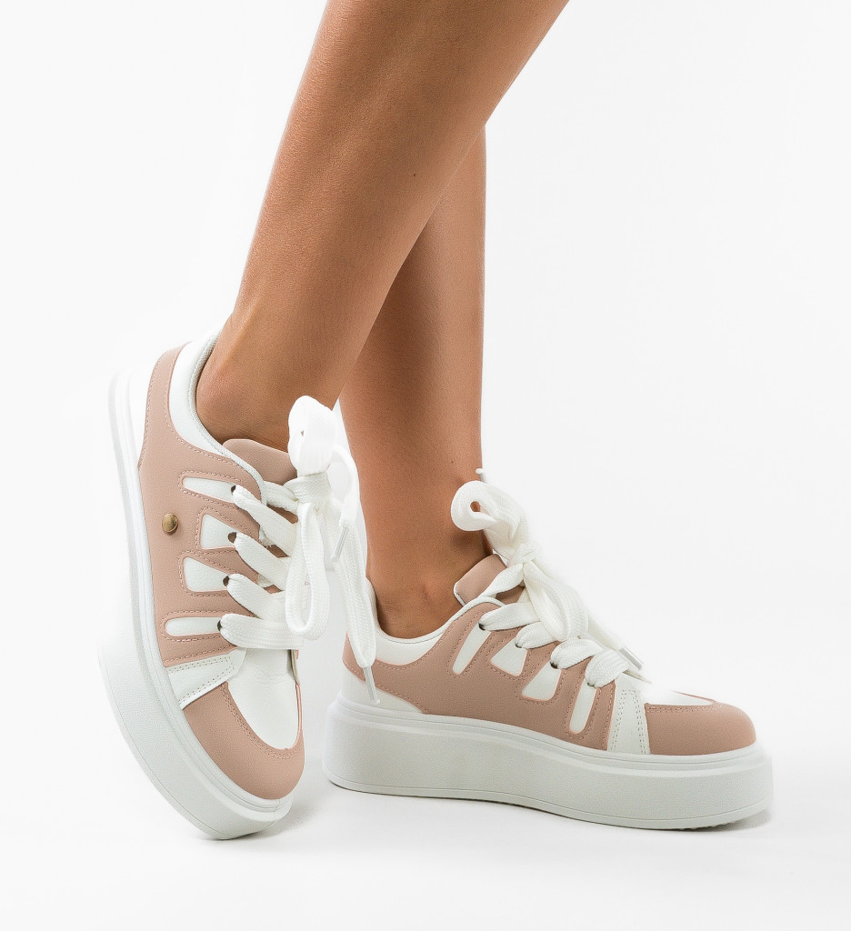 Sneakers Dama Zohai Roz - Confort si Stil Modern - imagine 2