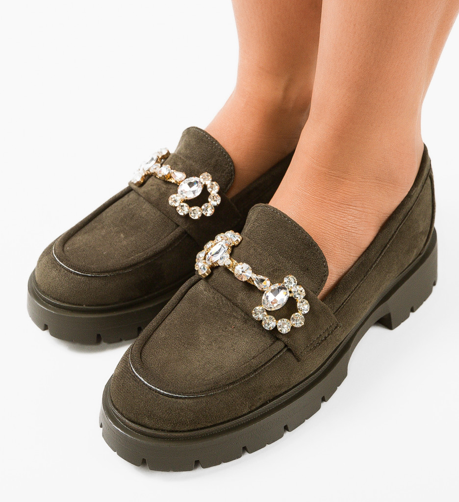 Pantofi Casual Shania Verzi | Confort și Stil - imagine 4