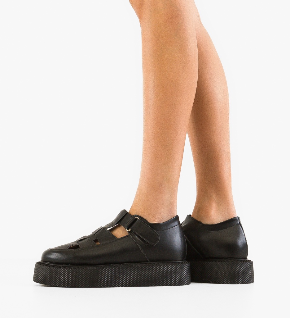 Pantofi Casual Gryndy Negri | Confort și Stil - imagine 2