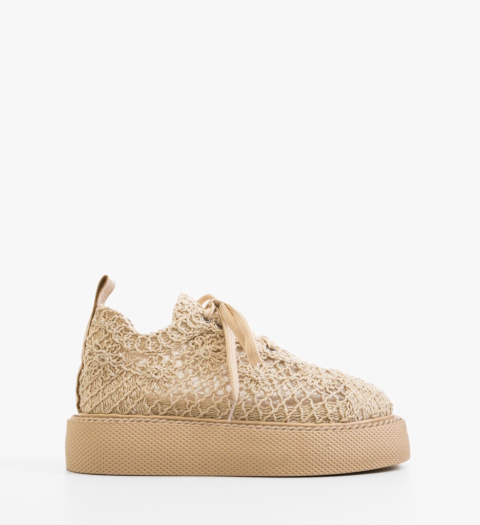 Pantofi Casual Ystory Bej - Confort Stilat - imagine 6