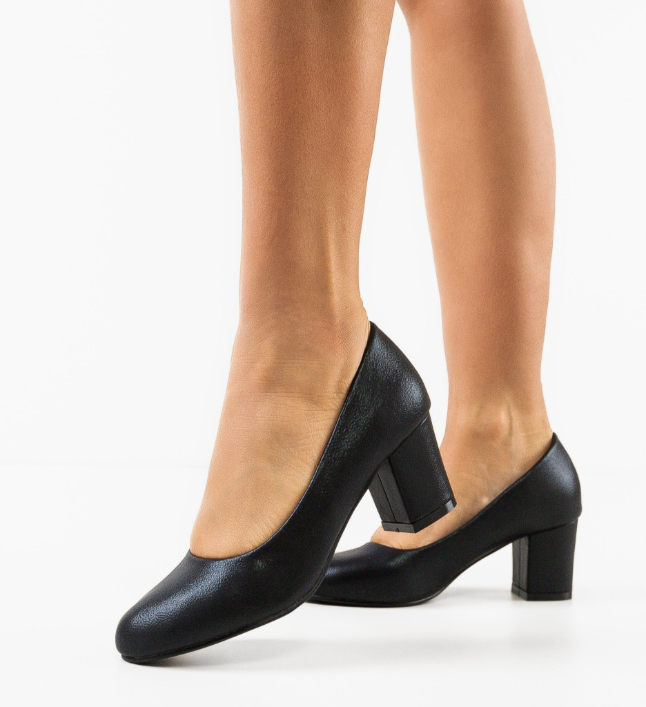 Pantofi dama Pozal Negri 2 - Eleganță la fiecare pas - imagine 3