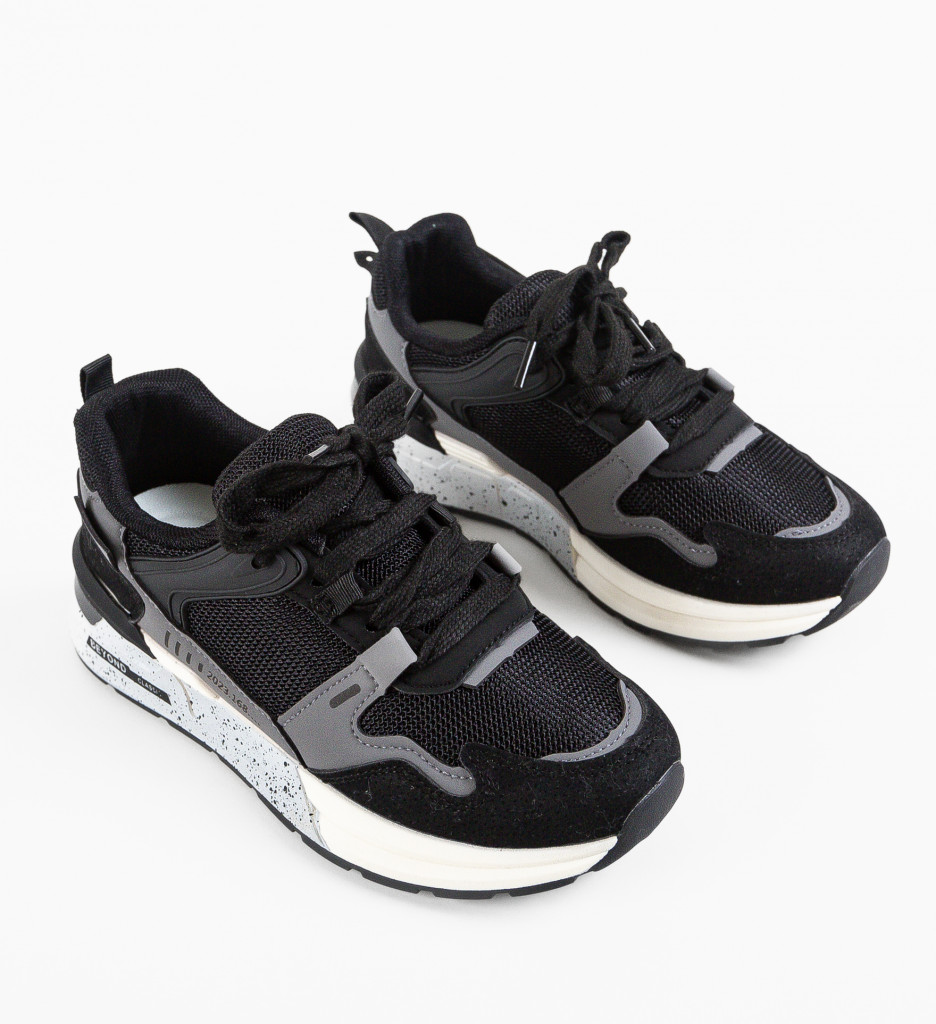 Sneakers Beyond Negri - Confort și Stil Premium - imagine 7