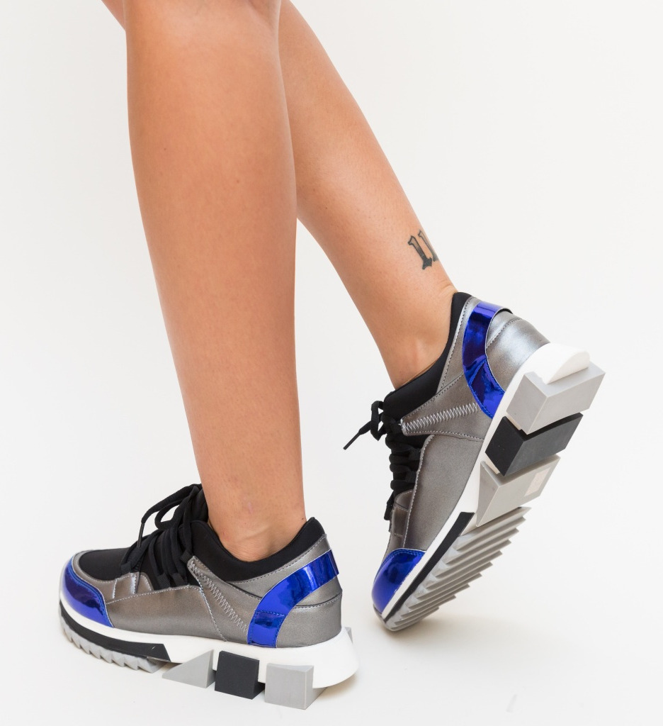 Pantofi Sport Luhi Negri – Confort și Stil - imagine 3