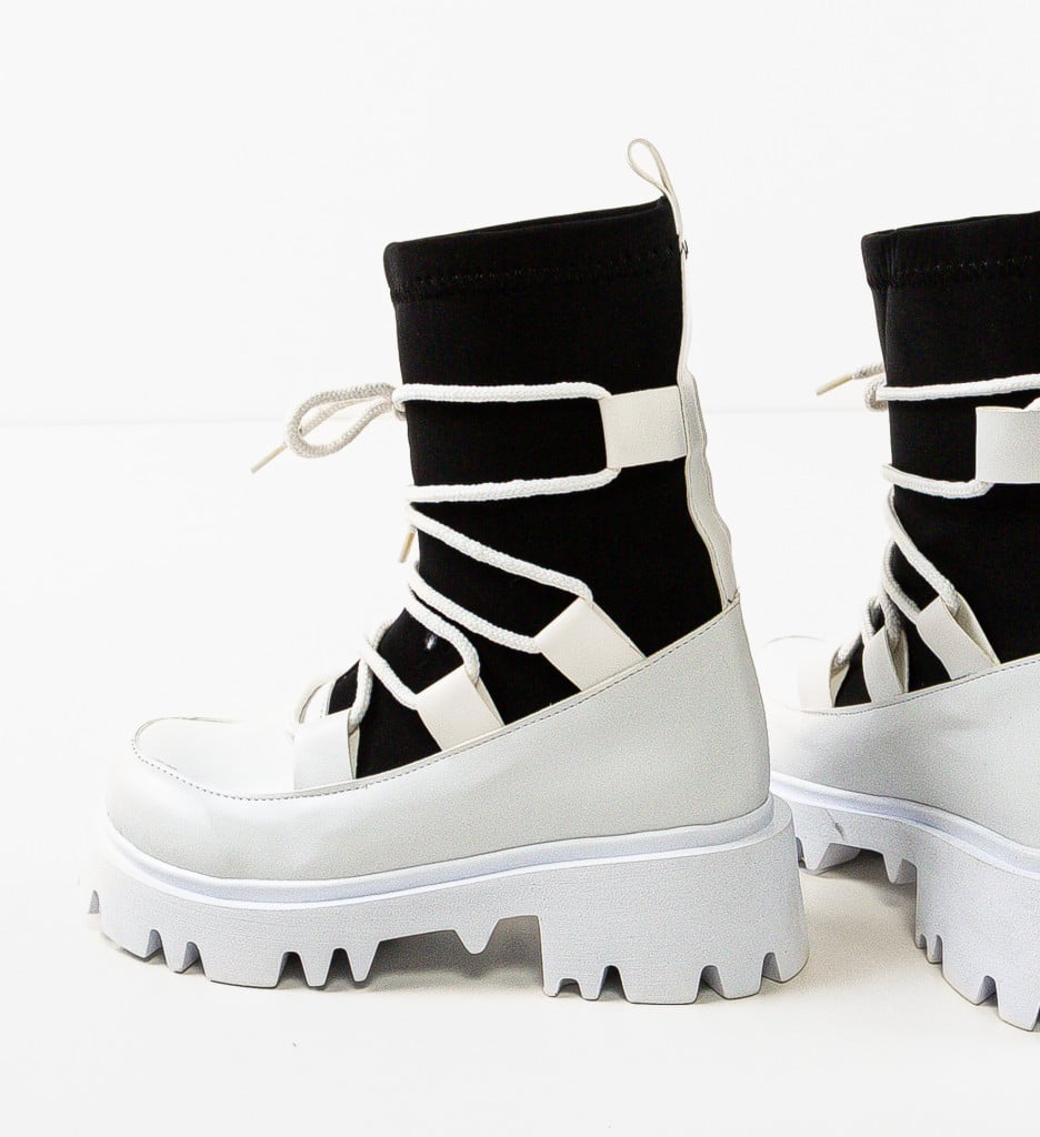 Ghete Dama Albe Elegante Henena - imagine 8