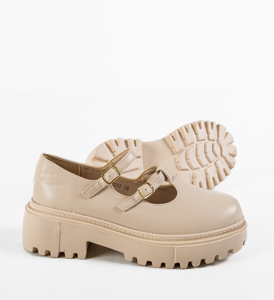 Pantofi Casual Rita Bej - Confort și Stil Zilnic - imagine 5