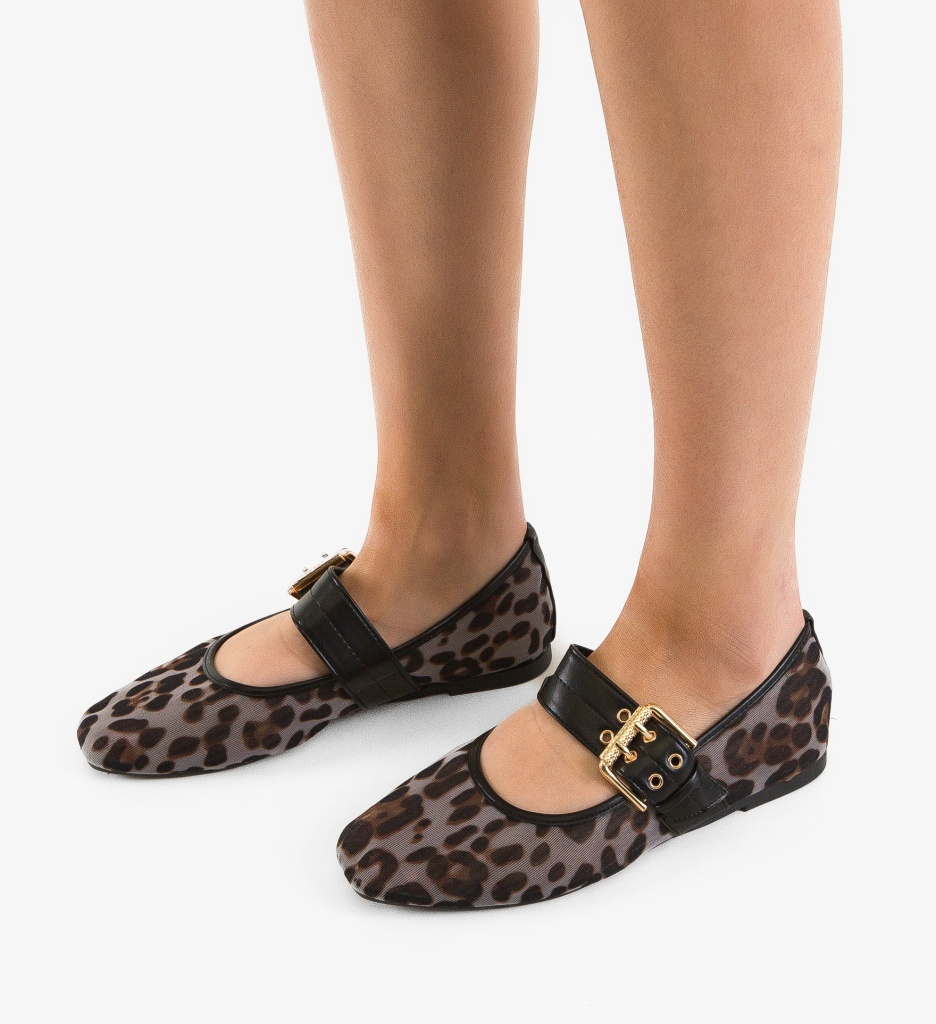 Balerini Dama Duffy Animal Print | Stil Casual - imagine 3